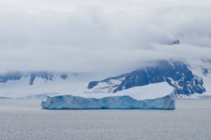 First big icebergs on our way to Rothera